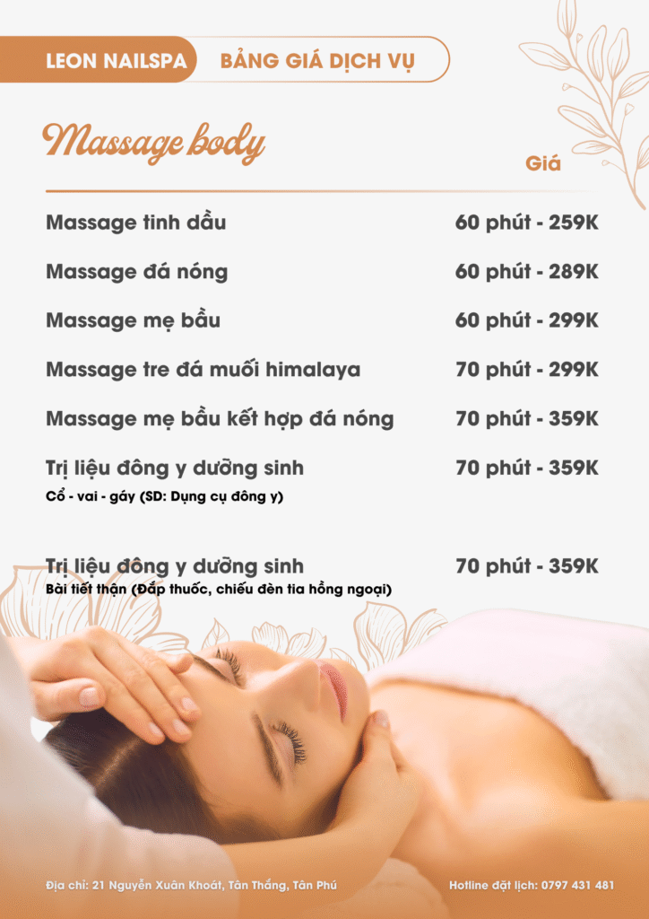 Massage body tại Leon